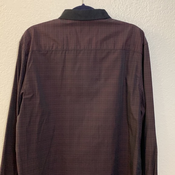 CALVIN KLEIN Body Fit, Plaid Long Sleeve, Sz. XL Button Down Dress Shirt/EUC - Picture 12 of 16